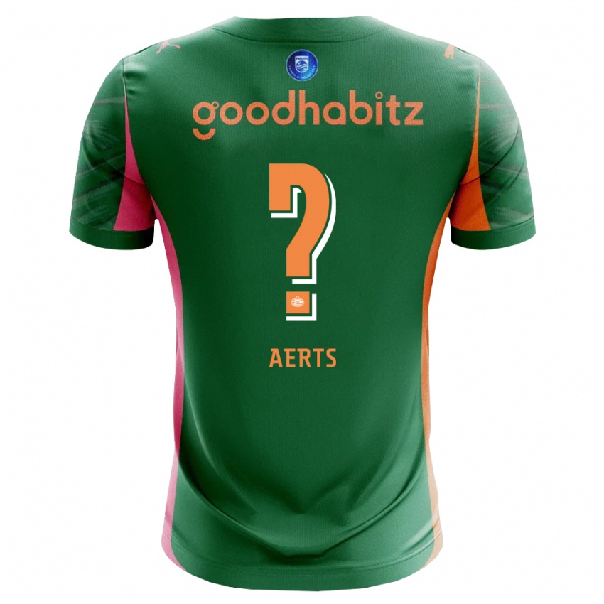 נשים Jim Aerts #0 ירוק כתום חולצת שוער 2025/26 חולצה קצרה