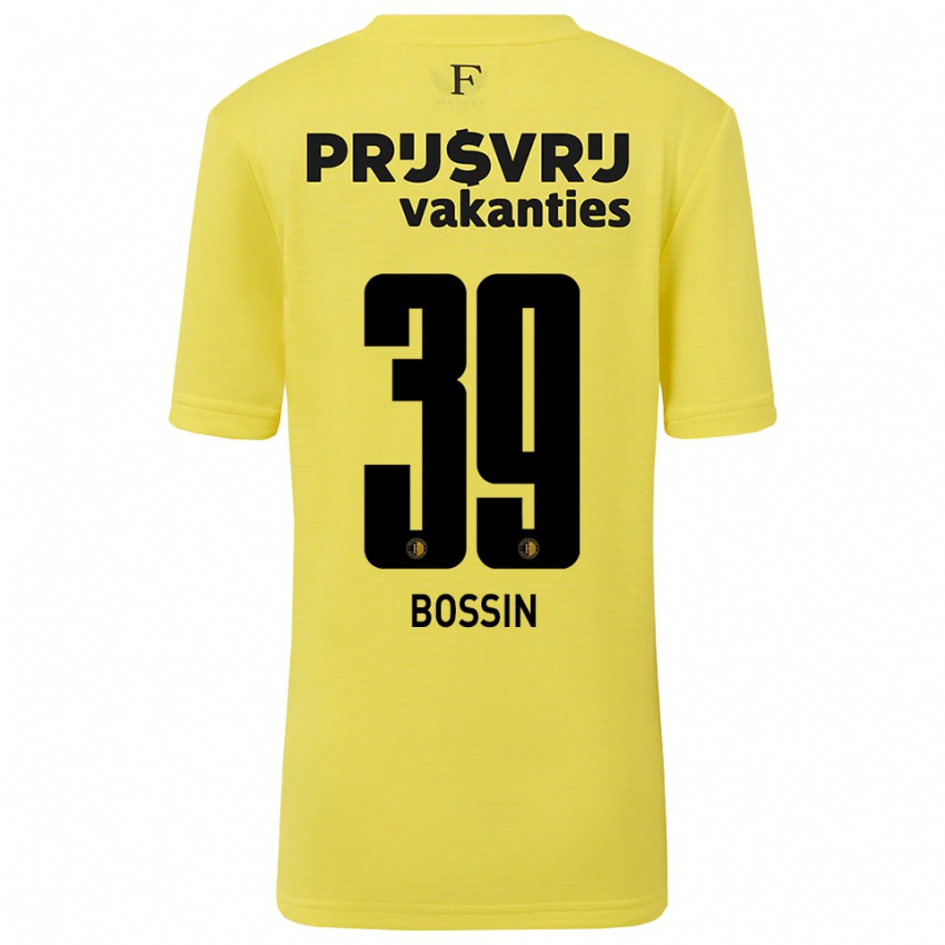 נשים ליאם בוסין #39 צהוב שחור חולצת שוער 2025/26 חולצה קצרה