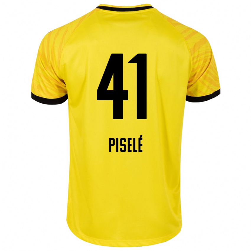 נשים Lowie Piselé #41 צהוב שחור חולצת שוער 2025/26 חולצה קצרה