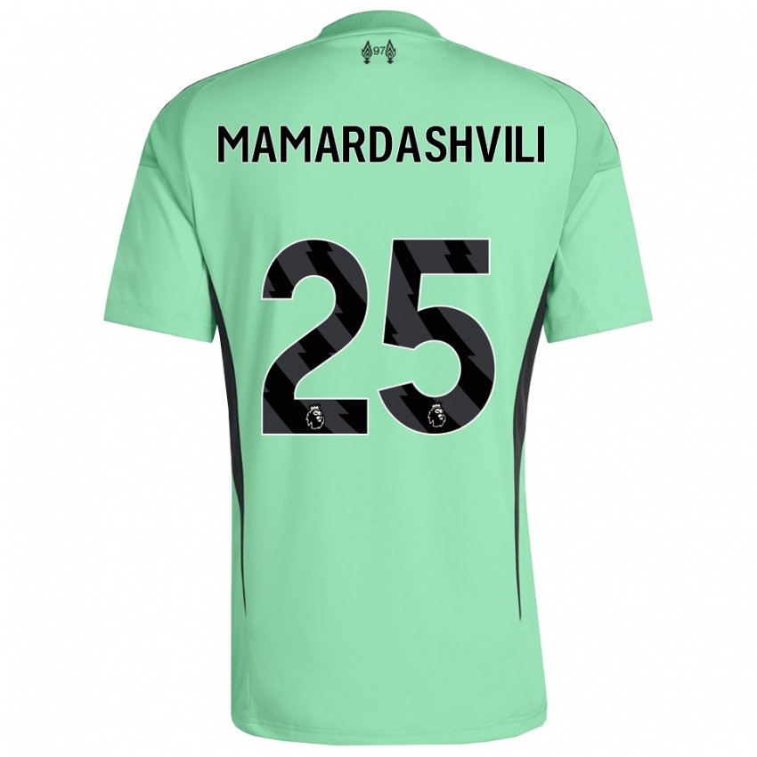 נשים גיורגי ממרדשווילי #25 אקווה מרין חולצת שוער 2025/26 חולצה קצרה