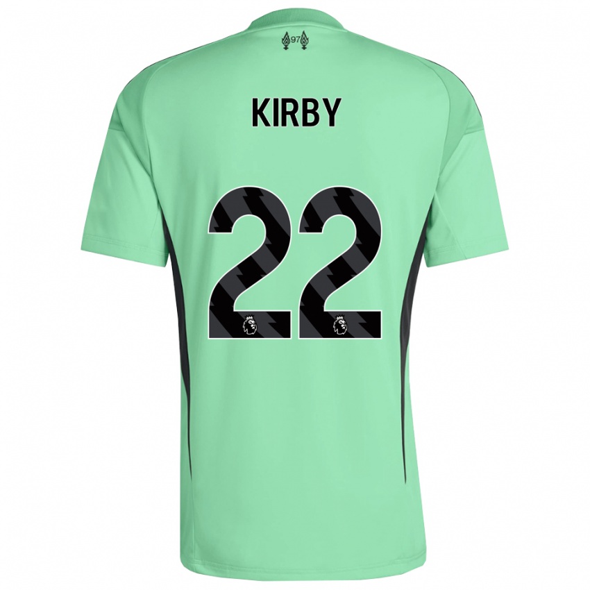 נשים פיי קירבי #22 אקווה מרין חולצת שוער 2025/26 חולצה קצרה