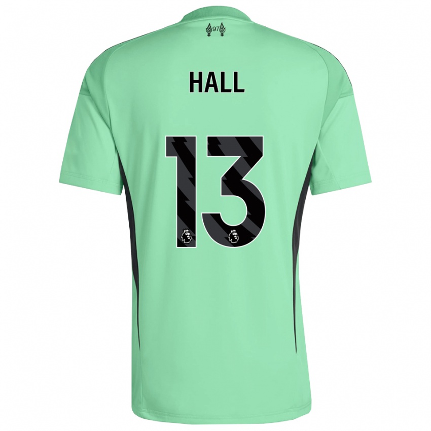 נשים Bailey Hall #13 אקווה מרין חולצת שוער 2025/26 חולצה קצרה