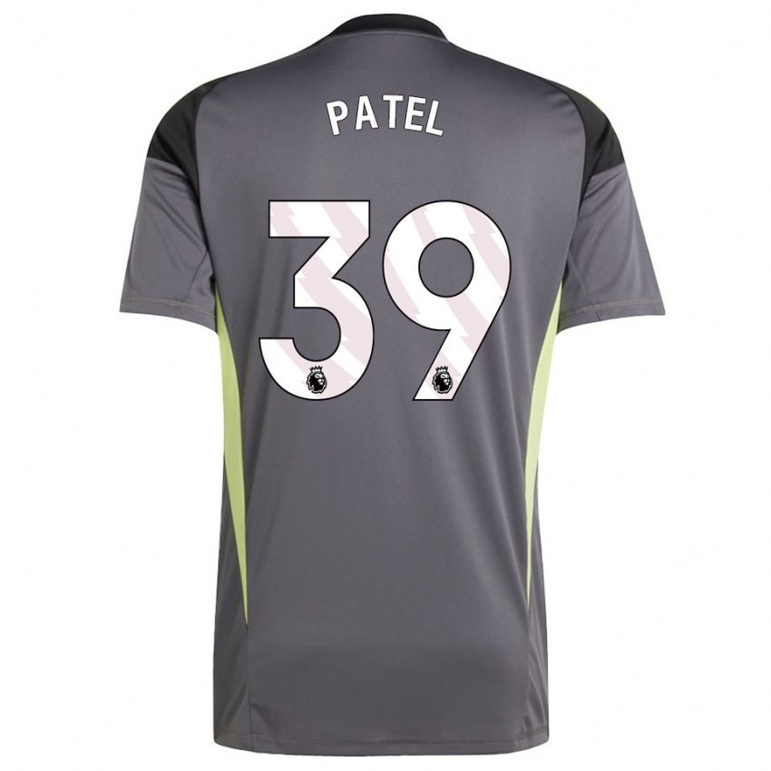 נשים סאפיה מידלטון-פאטל #39 אפור כהה לבן חולצת שוער 2025/26 חולצה קצרה