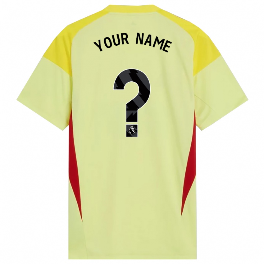 נשים ארסנל צהוב אדום שחור חולצת שוער 2025/26 חולצה קצרה