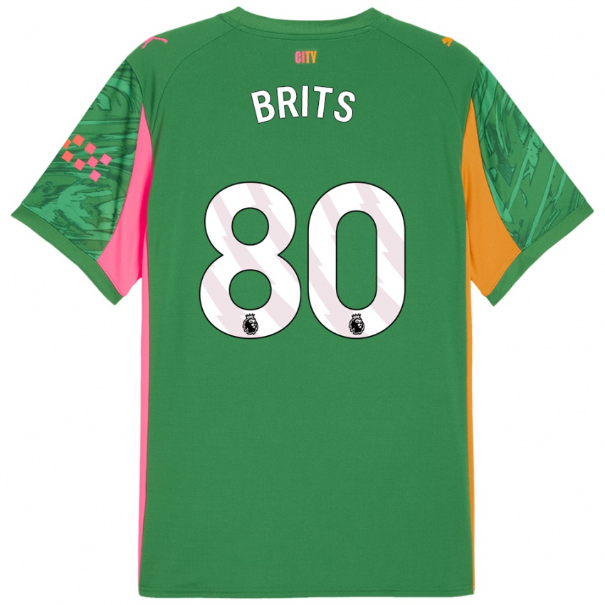 נשים ספייק בריטס #80 ירוק כתום חולצת שוער 2025/26 חולצה קצרה