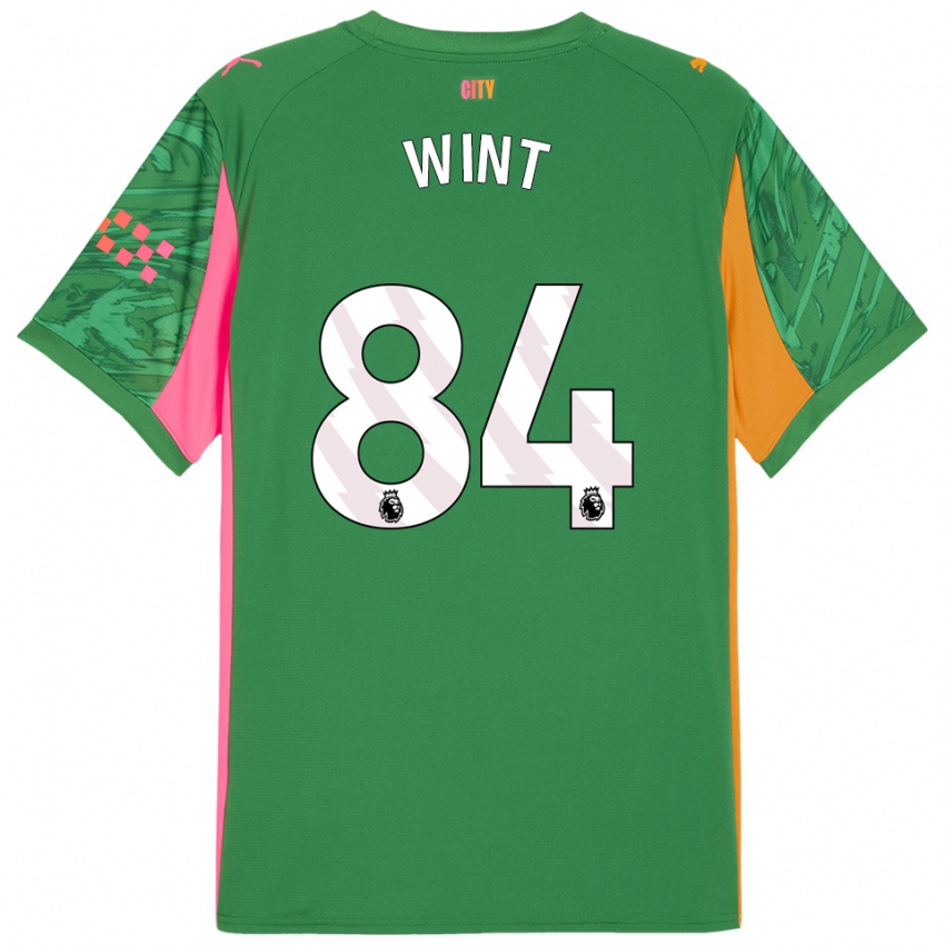 נשים ג'ק תומאס צ'ארלס וינט #84 ירוק כתום חולצת שוער 2025/26 חולצה קצרה