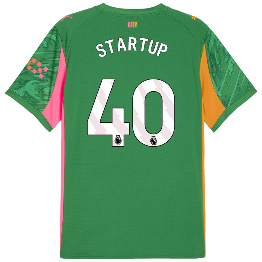 נשים Katie Startup #40 ירוק כתום חולצת שוער 2025/26 חולצה קצרה