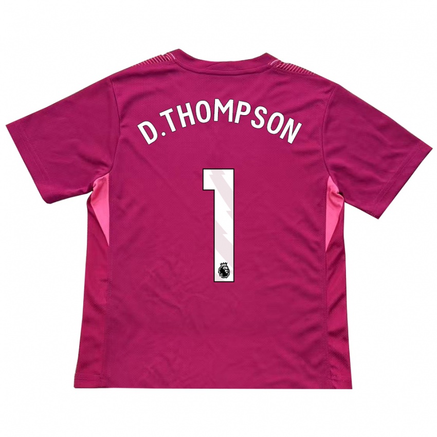 נשים דילן תומפסון #1 ורד לבן חולצת שוער 2025/26 חולצה קצרה