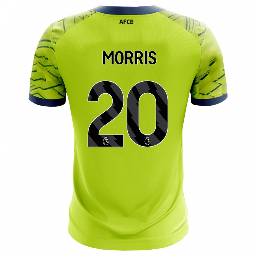 נשים Caitlin Morris #20 ירוק צהוב חולצת שוער 2025/26 חולצה קצרה