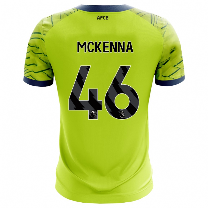 נשים קאלאן מקקנה #46 ירוק צהוב חולצת שוער 2025/26 חולצה קצרה