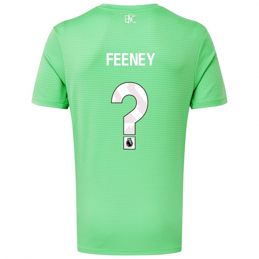 נשים Callum Feeney #0 ירוק בינוני חולצת שוער 2025/26 חולצה קצרה