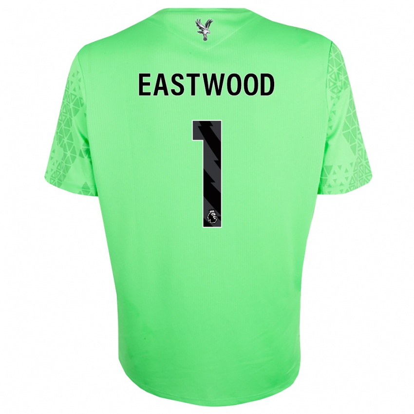 נשים Billy Eastwood #1 ירוק שחור חולצת שוער 2025/26 חולצה קצרה