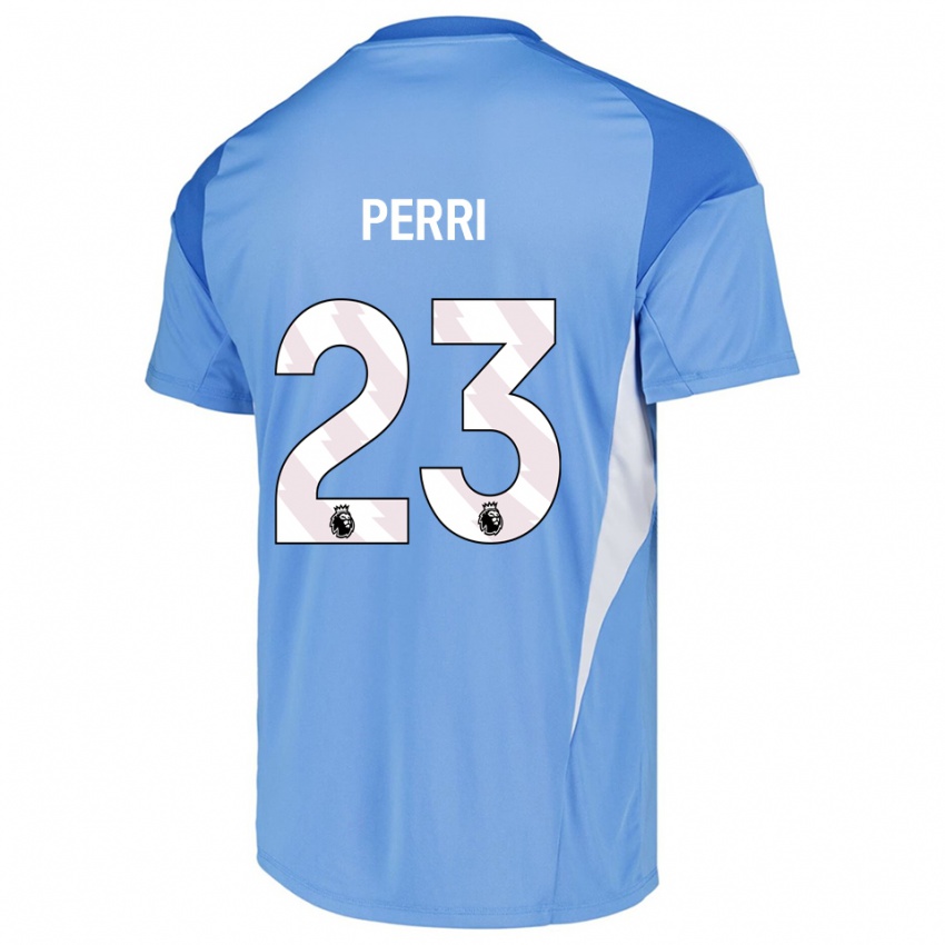 נשים לוקאס פרי #23 כחול שמיים לבן חולצת שוער 2025/26 חולצה קצרה