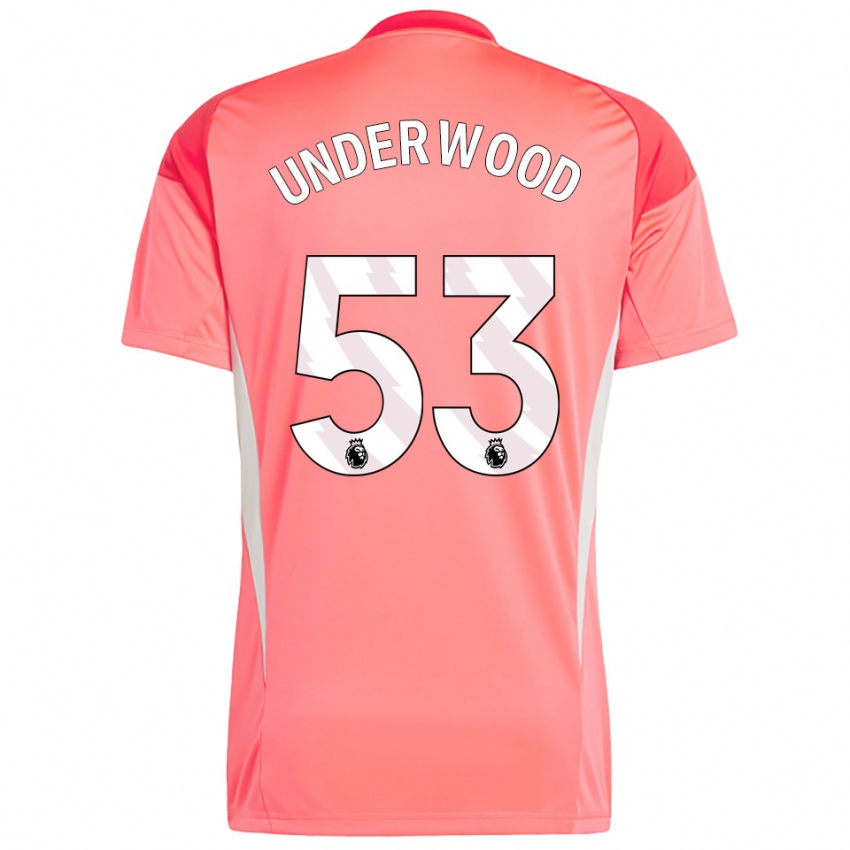 נשים מרקו ינסון אנדרווד #53 אדום לבן חולצת שוער 2025/26 חולצה קצרה