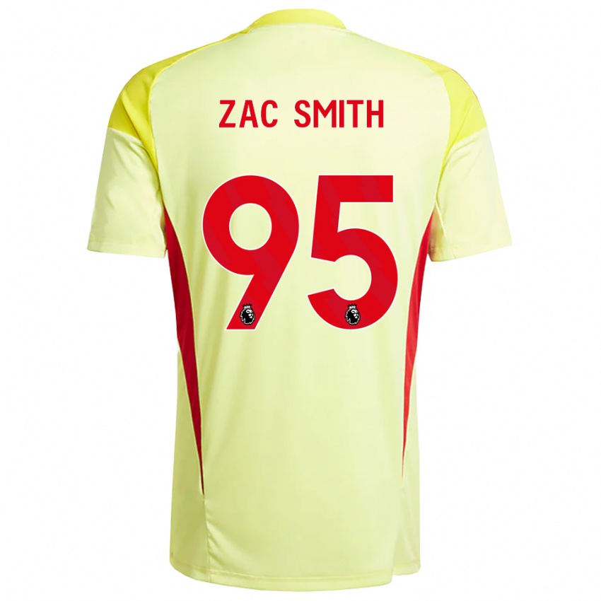 נשים זאק סמית' #95 צהוב בהיר כתום חולצת שוער 2025/26 חולצה קצרה