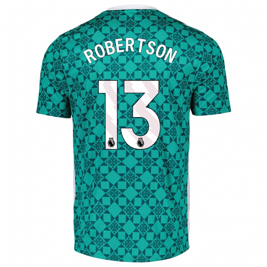 נשים Finley Robertson #13 ירוק לבן חולצת שוער 2025/26 חולצה קצרה