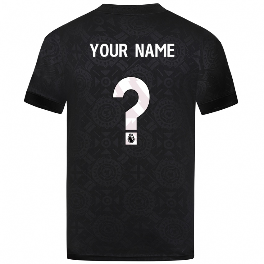 נשים וולברהמפטון וונדררס שחור לבן חולצת שוער 2025/26 חולצה קצרה