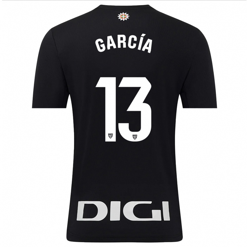 נשים סימון גרסיה ולירו #13 שחור לבן חולצת שוער 2025/26 חולצה קצרה