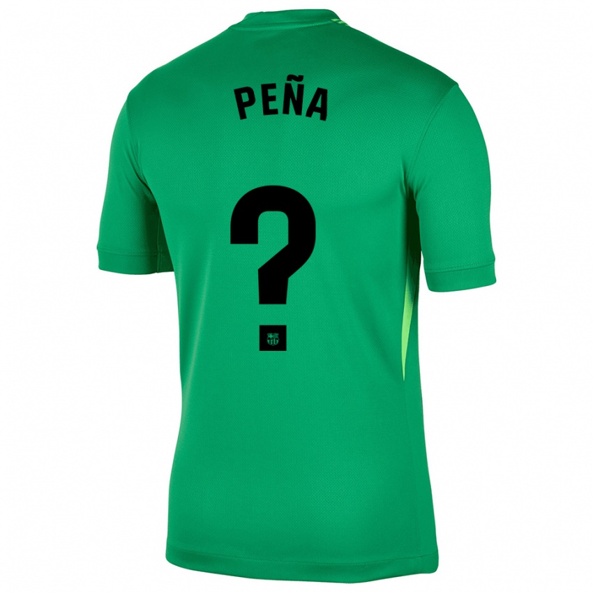 נשים Pablo Peña #0 ירוק שחור חולצת שוער 2025/26 חולצה קצרה