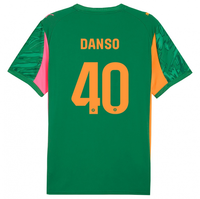 נשים ג׳ורדי בילאלי דאנסו #40 ירוק כתום חולצת שוער 2025/26 חולצה קצרה