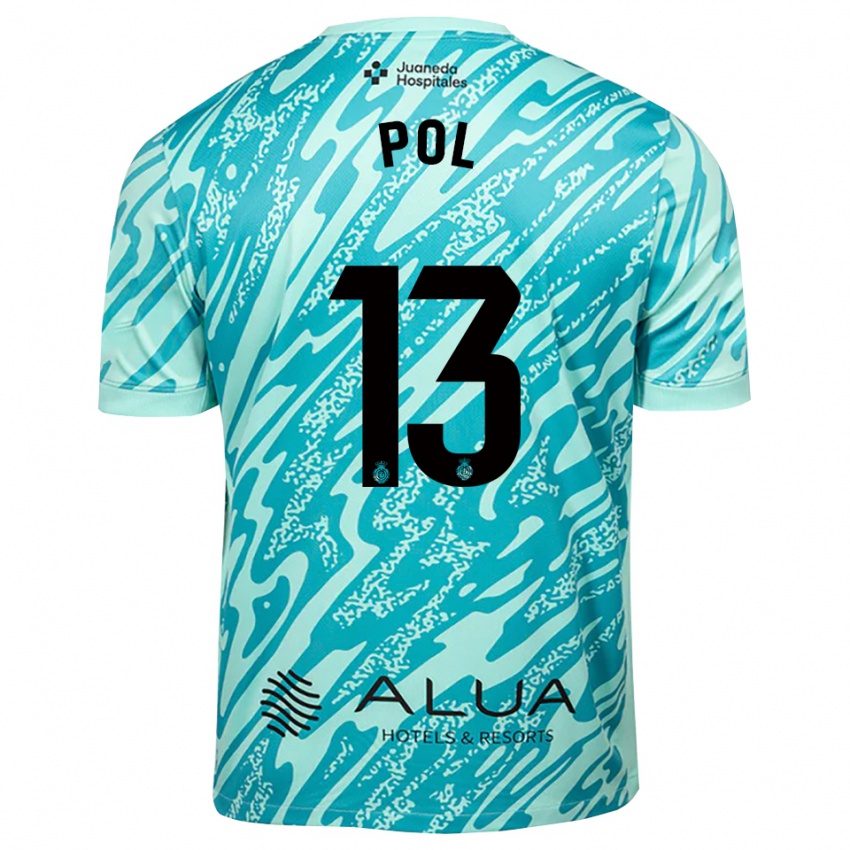 נשים Joan Pol #13 ציאן שחור חולצת שוער 2025/26 חולצה קצרה