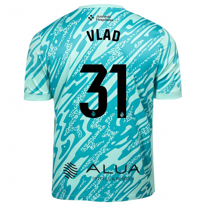 נשים Rares Vlad #31 ציאן שחור חולצת שוער 2025/26 חולצה קצרה