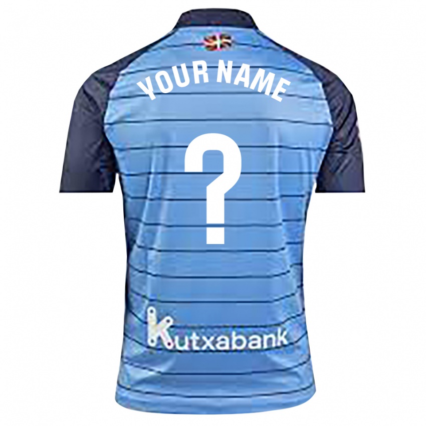 נשים ריאל סוסיאדד כחול נייבי חולצת שוער 2025/26 חולצה קצרה