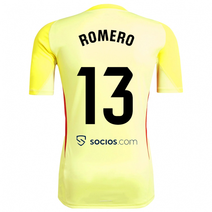 נשים רפאל רומרו #13 צהוב אדום שחור חולצת שוער 2025/26 חולצה קצרה