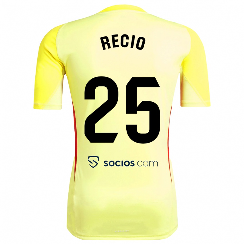 נשים סרג'יו רסיו #25 צהוב אדום שחור חולצת שוער 2025/26 חולצה קצרה