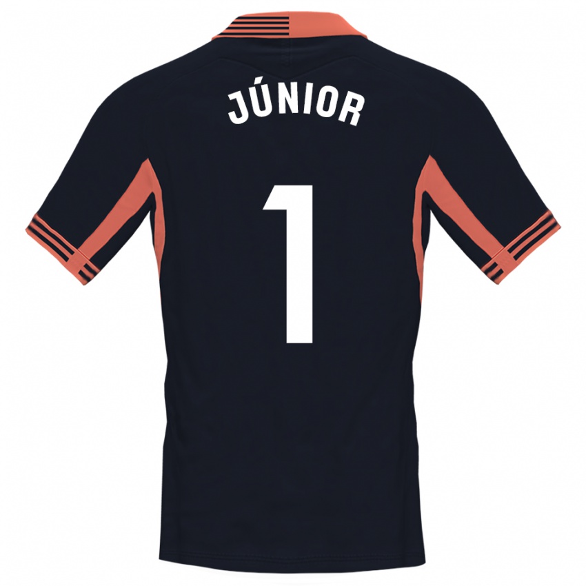 נשים לואיז ג׳וניור #1 שחור לבן כתום חולצת שוער 2025/26 חולצה קצרה