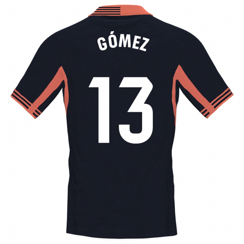 נשים רובן גומס #13 שחור לבן כתום חולצת שוער 2025/26 חולצה קצרה