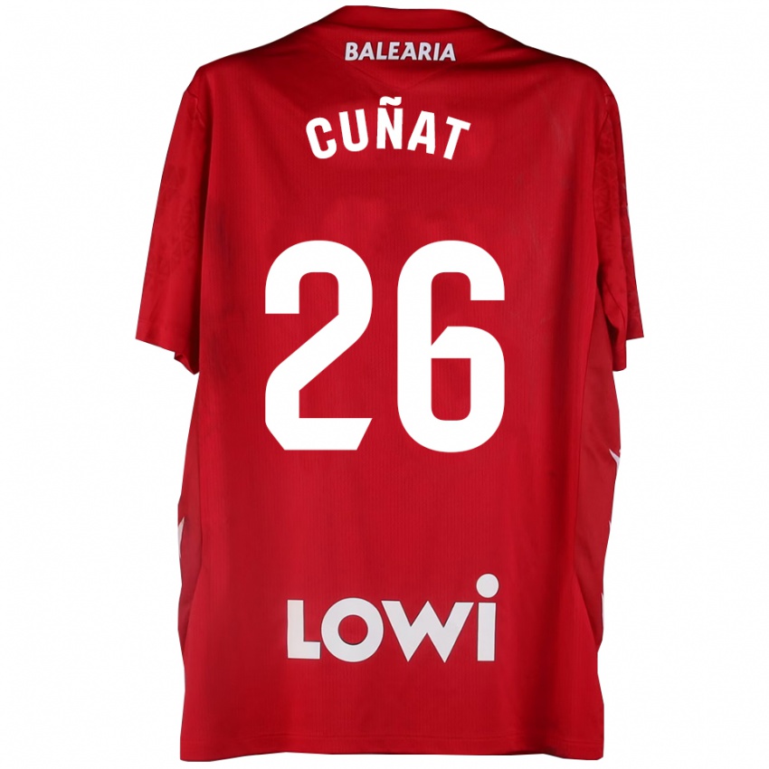 נשים פבלו קנאט #26 אדום לבן חולצת שוער 2025/26 חולצה קצרה