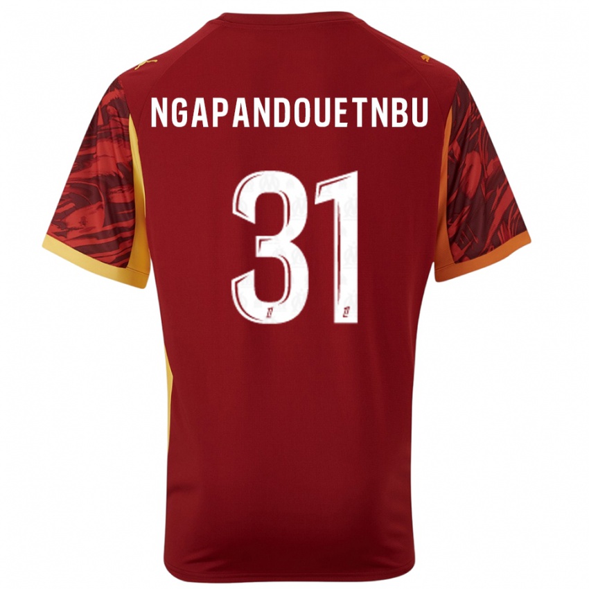 נשים סיימון בריידי נגאפנדואטנבו #31 בורדו חום חולצת שוער 2025/26 חולצה קצרה