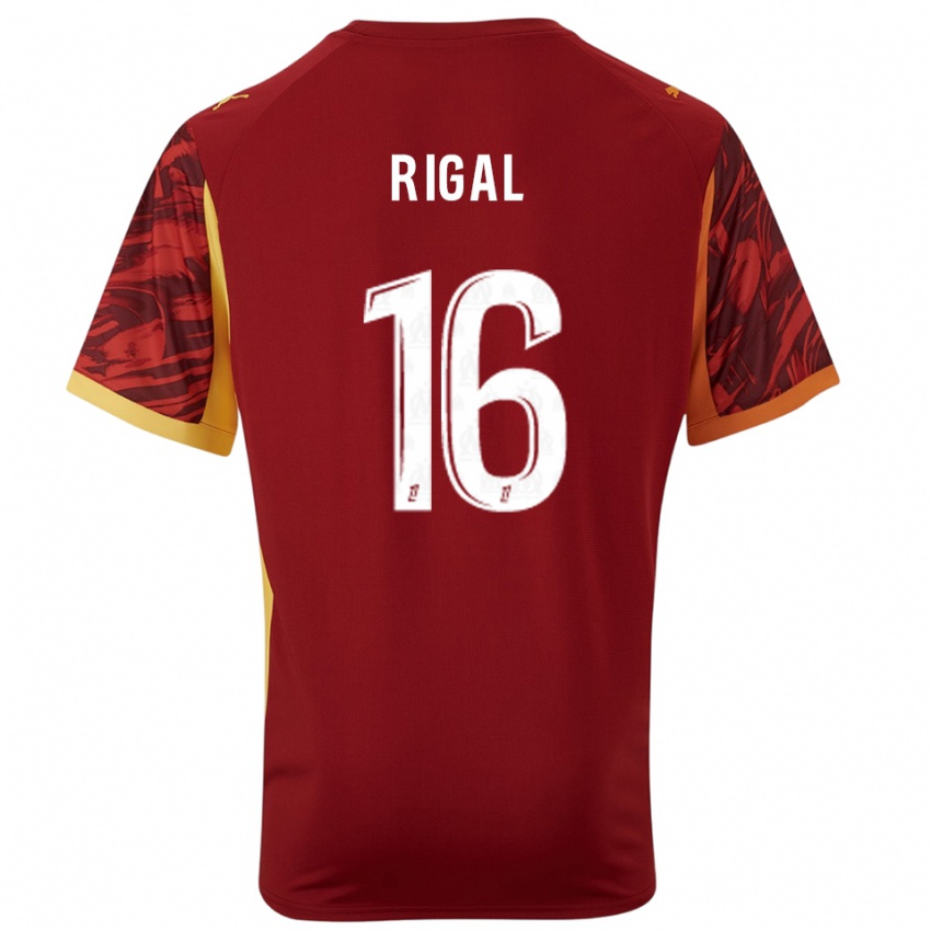 נשים Pablo Rigal #16 בורדו חום חולצת שוער 2025/26 חולצה קצרה