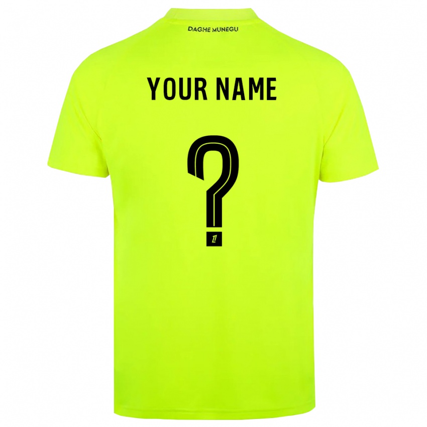 נשים מונקו ירוק פלורסנט שחור חולצת שוער 2025/26 חולצה קצרה