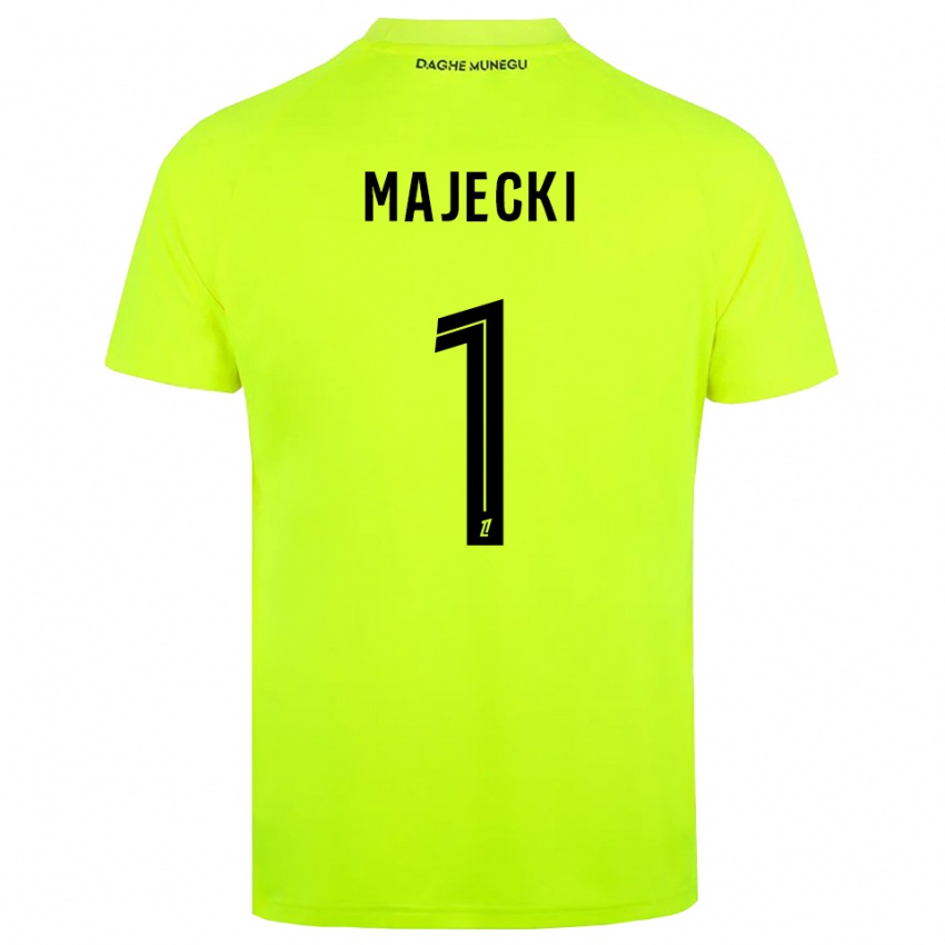 נשים רדוסלב מאייצקי #1 ירוק פלורסנט שחור חולצת שוער 2025/26 חולצה קצרה