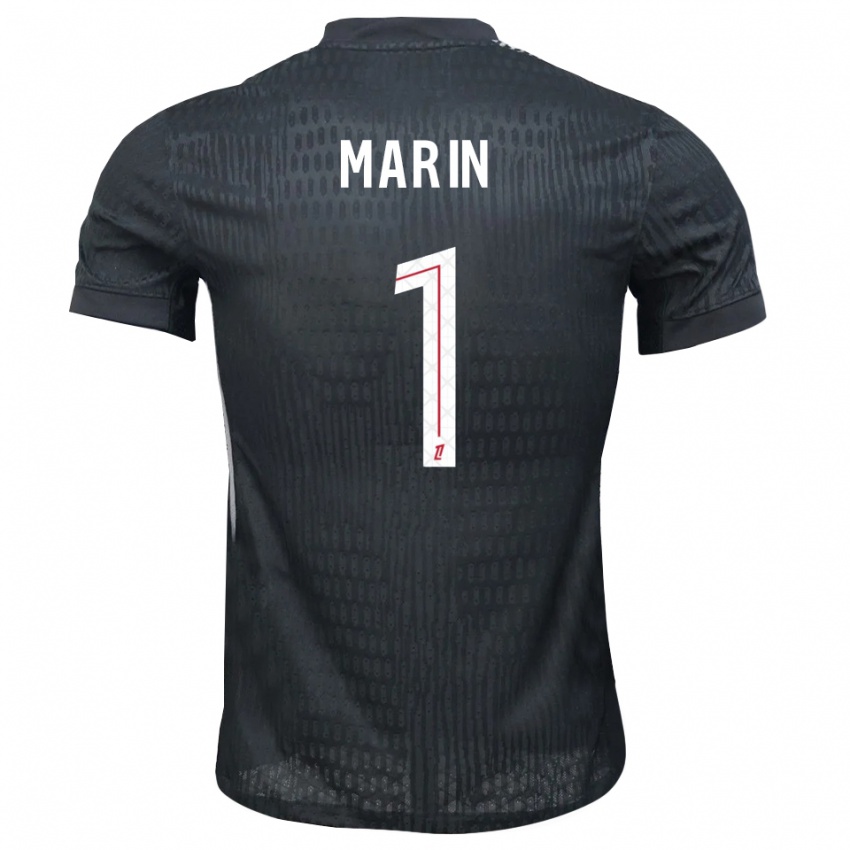 נשים רנאטו מרין #1 אפור כהה שחור חולצת שוער 2025/26 חולצה קצרה