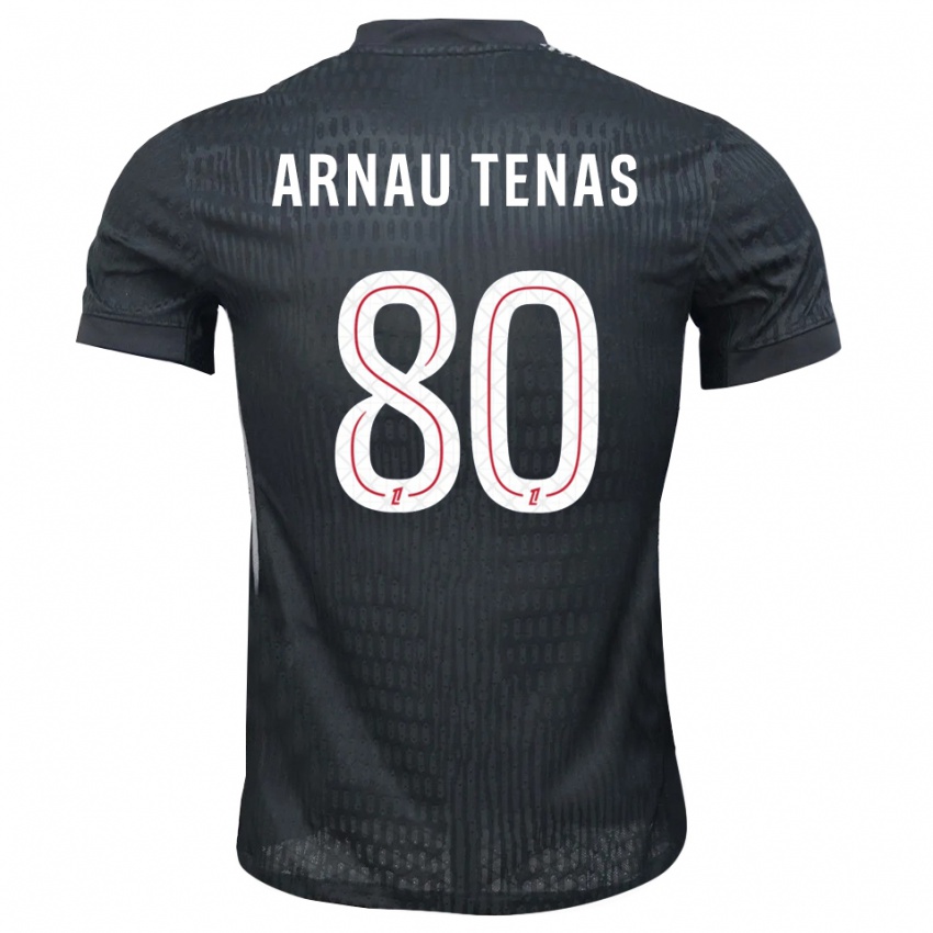 נשים ארנאו טנאס אורניה #80 אפור כהה שחור חולצת שוער 2025/26 חולצה קצרה