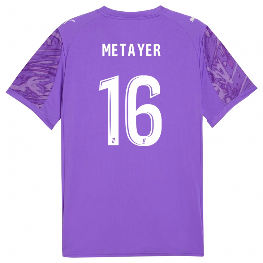 נשים Maxence Metayer #16 אורכידאה לבן חולצת שוער 2025/26 חולצה קצרה