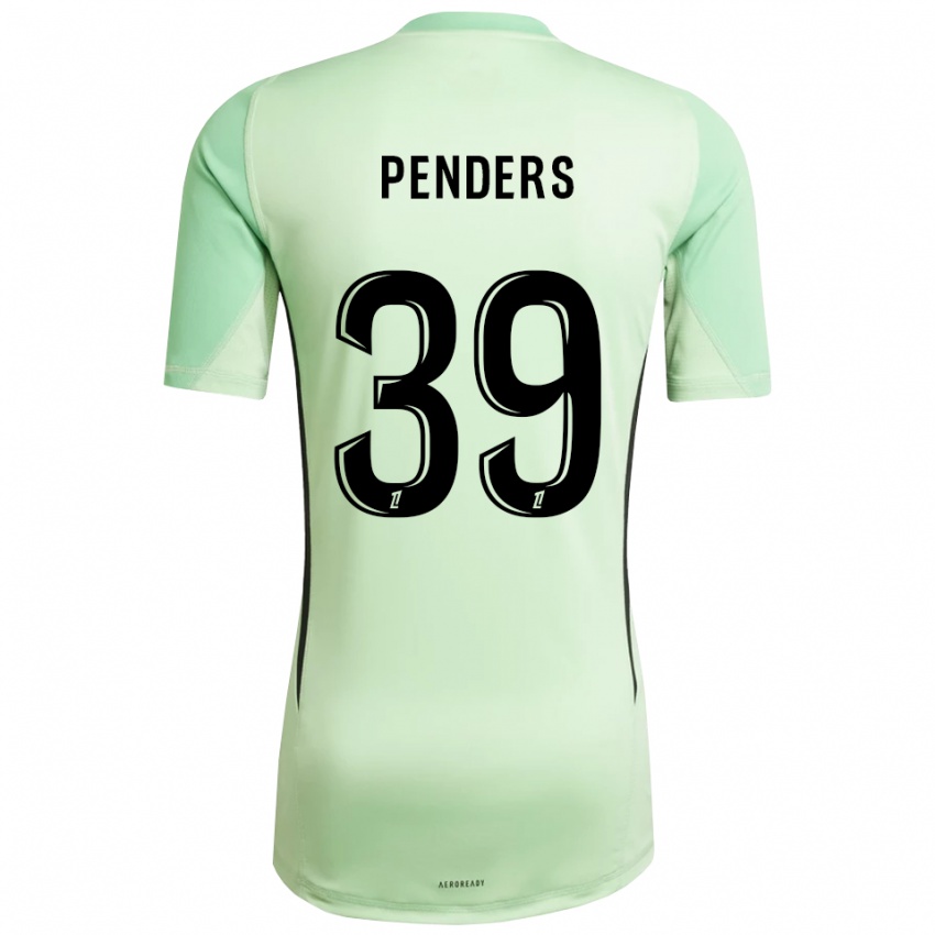 נשים מייק פנדרס #39 ירוק בהיר שחור חולצת שוער 2025/26 חולצה קצרה