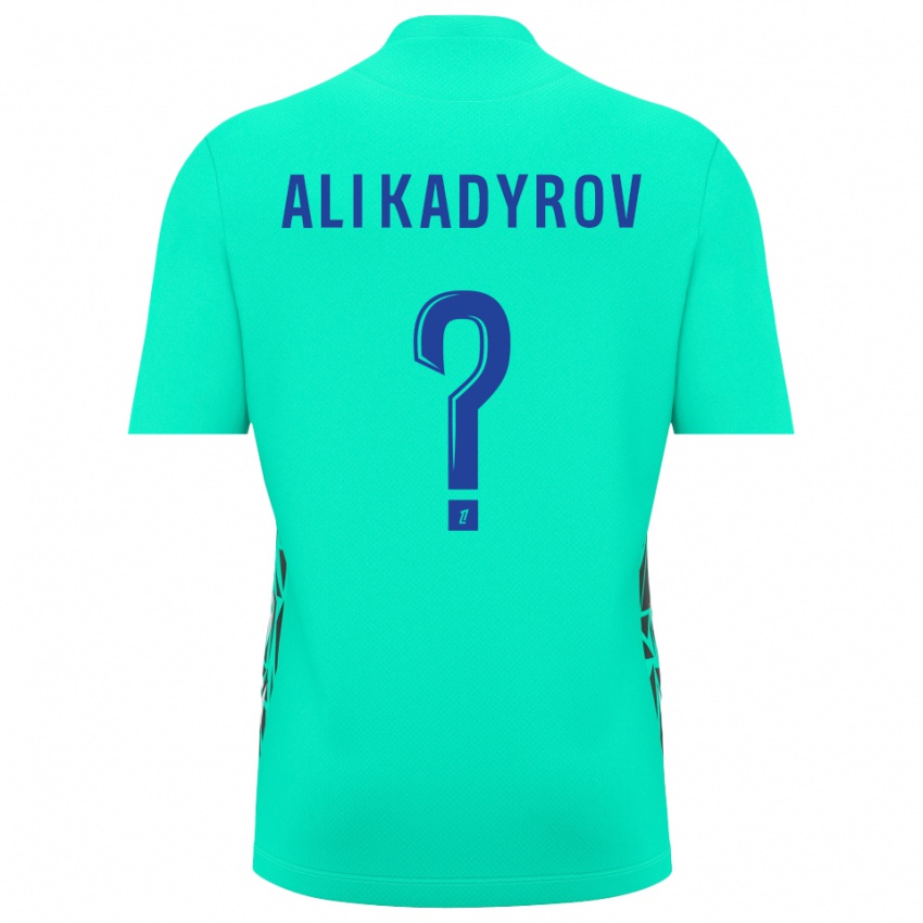 נשים Tourpal Ali Kadyrov #0 כחול אקווה חולצת שוער 2025/26 חולצה קצרה