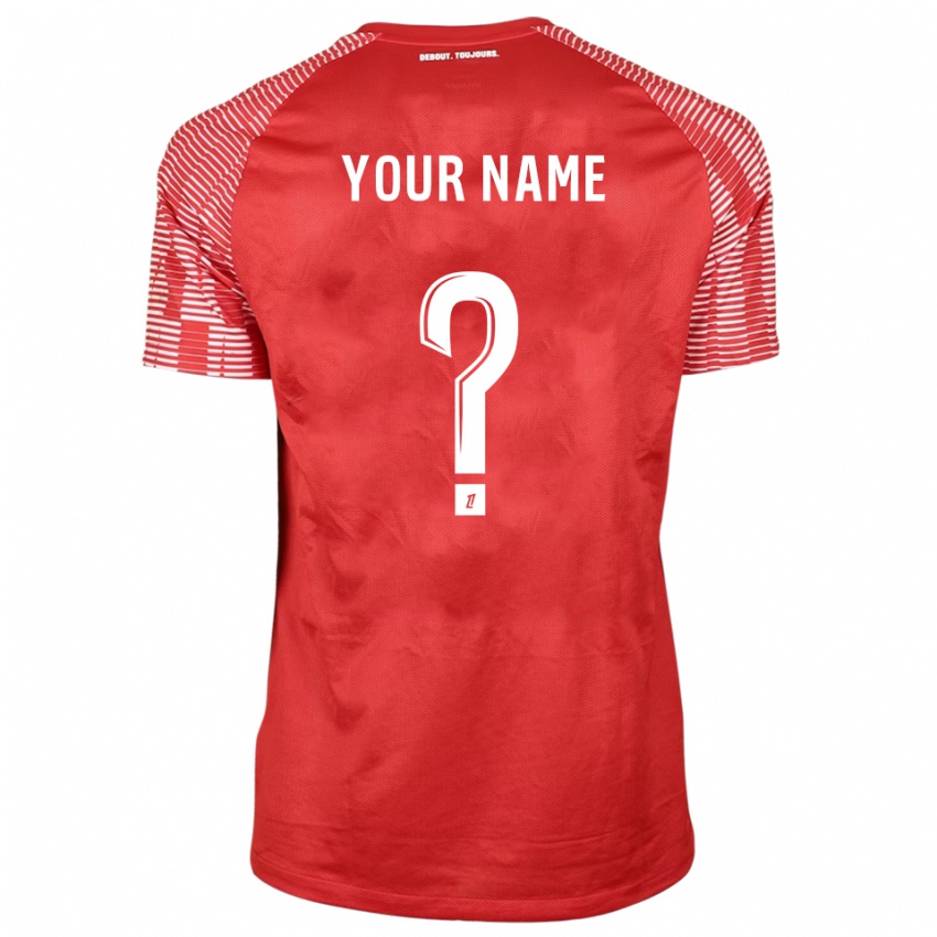 נשים אנז'ה אדום לבן חולצת שוער 2025/26 חולצה קצרה