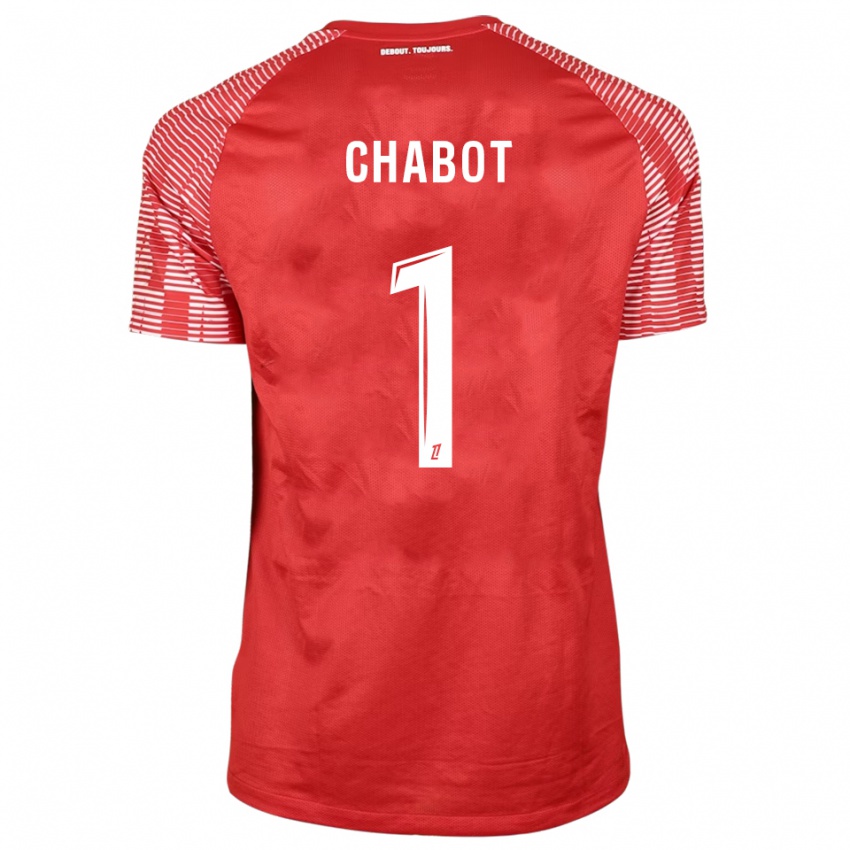 נשים מקס-אדגר צ׳אבוט #1 אדום לבן חולצת שוער 2025/26 חולצה קצרה