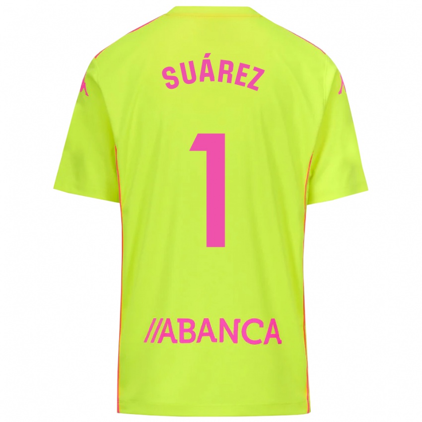 נשים ברייס סוארס קוראל #1 ירוק צהוב חולצת שוער 2025/26 חולצה קצרה