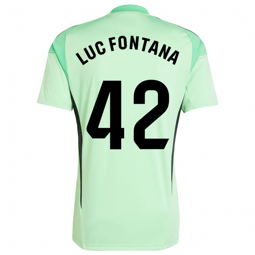 נשים ז׳ן לוק פונטנה #42 כתום בהיר שחור חולצת שוער 2025/26 חולצה קצרה