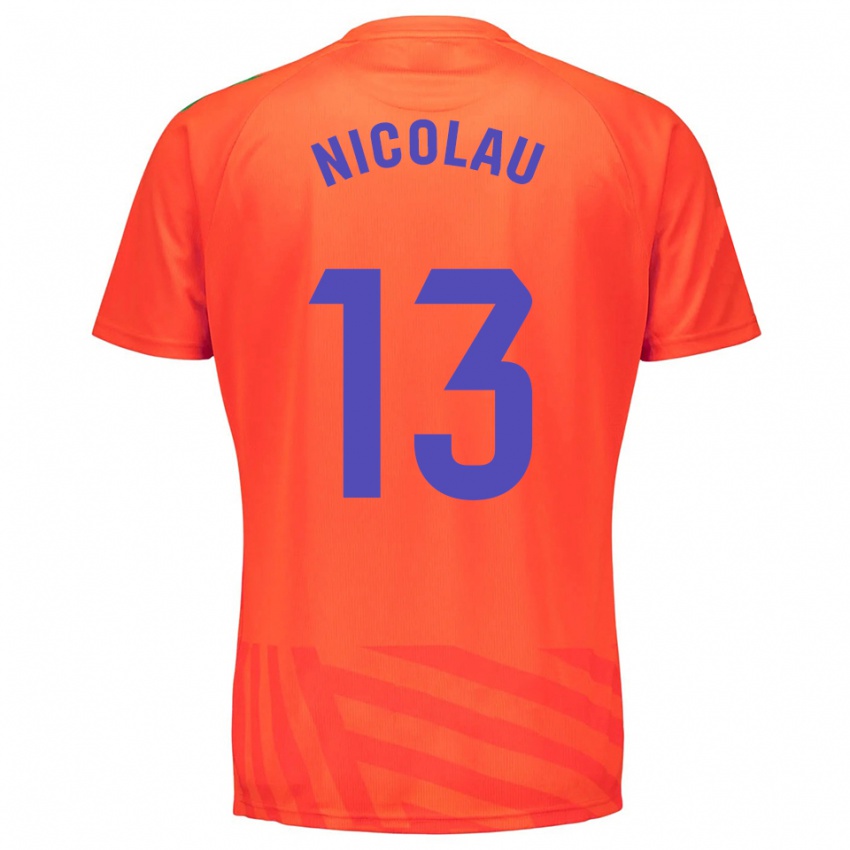 נשים איגנסיו ניקולאו בנלוך #13 אדום כחול חולצת שוער 2025/26 חולצה קצרה