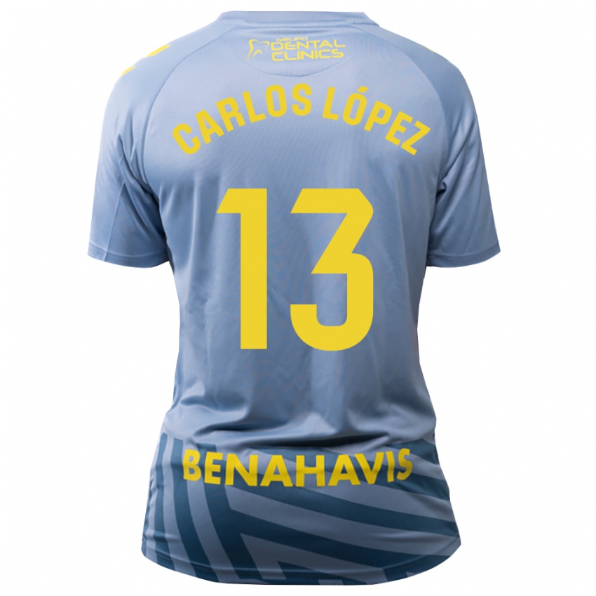 נשים קרלוס לופז #13 כחול פלדה בהיר חולצת שוער 2025/26 חולצה קצרה