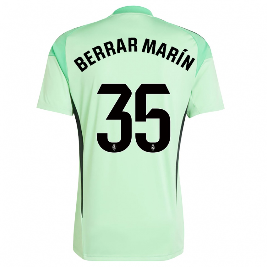 נשים סרג׳יו בראר מארין #35 ירוק אביבי חולצת שוער 2025/26 חולצה קצרה