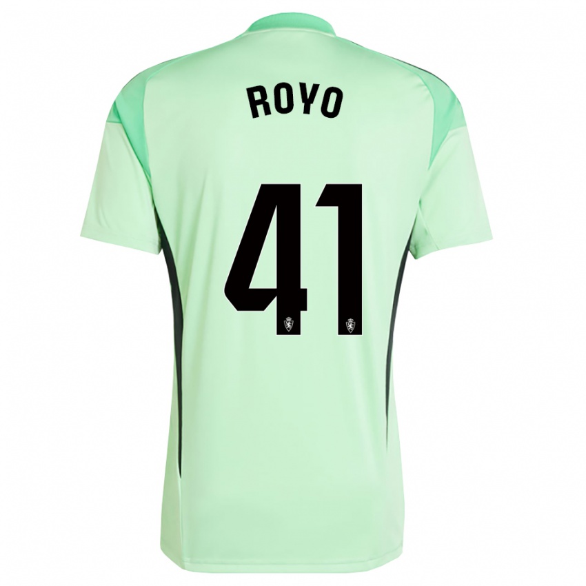 נשים Eduardo Royo #41 ירוק אביבי חולצת שוער 2025/26 חולצה קצרה