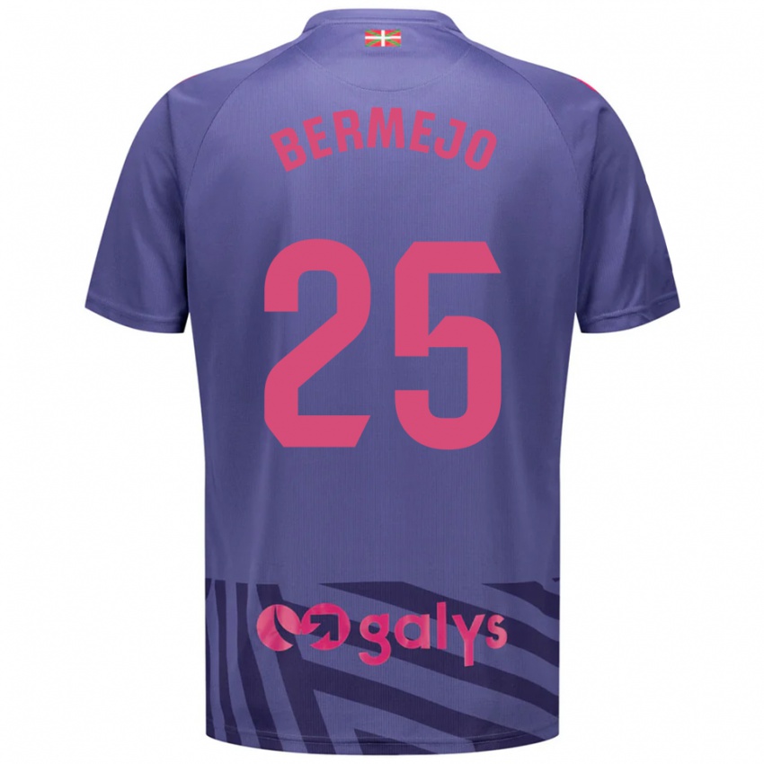 נשים Joseba Bermejo #25 כחול אפור סגול חולצת שוער 2025/26 חולצה קצרה